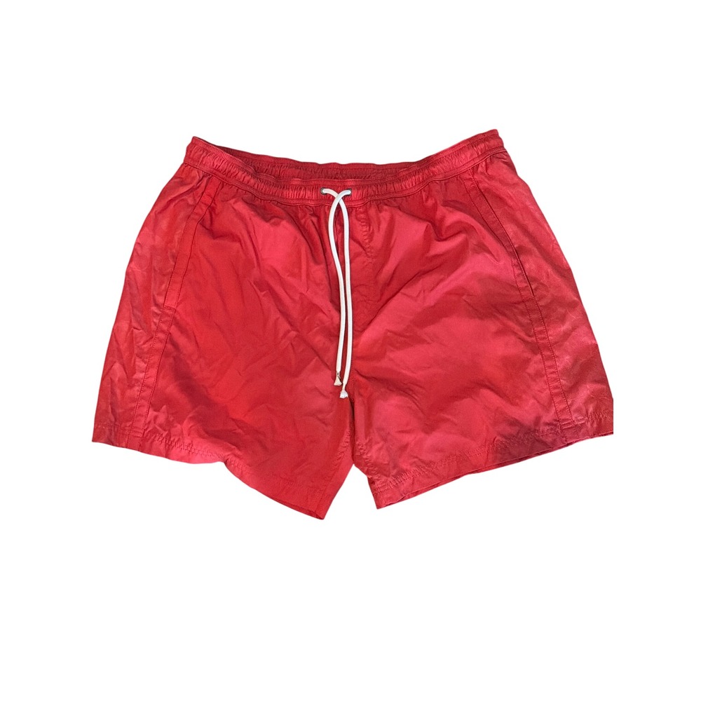 Coach Men's Classic Red Swim Trunks Shorts Size 2XL XXL Drawstring Lined
